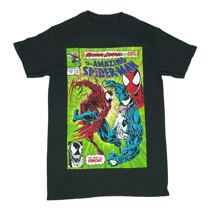 Marvel Comics Удивительный Человек-паук Venom Максимальная Мужская футболка Xs-2Xl Забавный