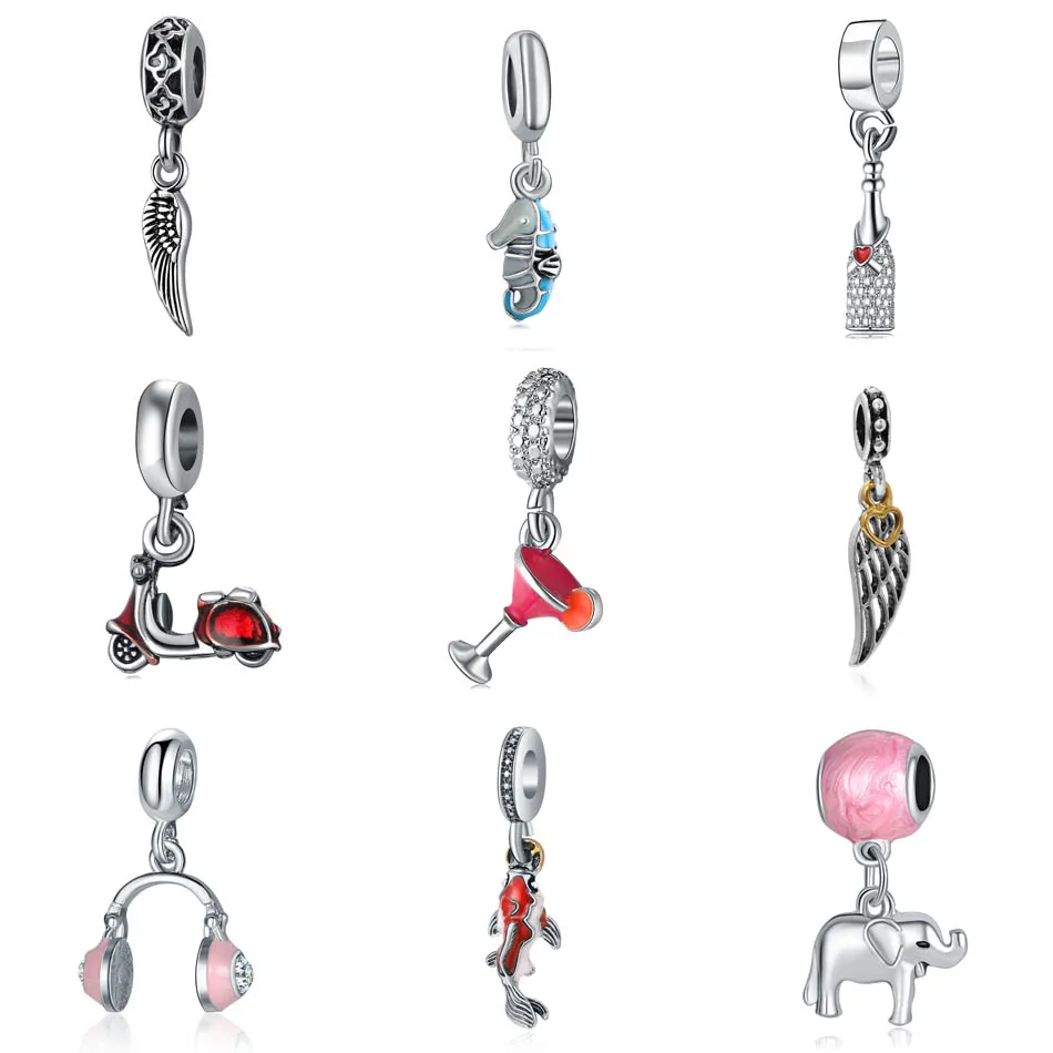Best Wing Jewelry Clip-onSea Horse Dangle Charms