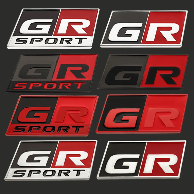 

NEW Car Styling 3D Racing Development GR Sport Sticker Emblem Decal For Toyota GR YARIS sports CROWN COROLLA REIZ Racing GR86