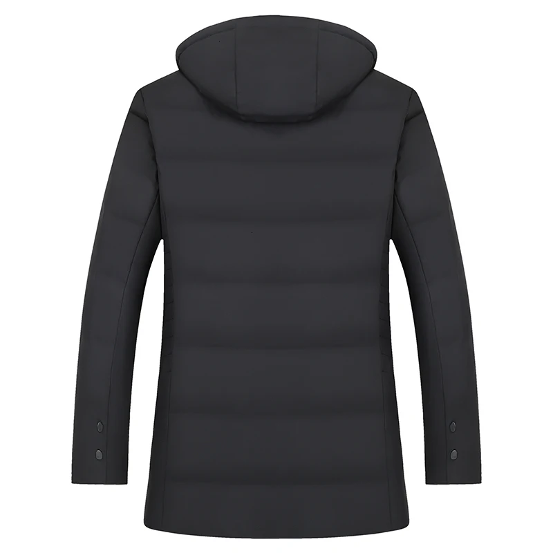 10XL 8XL 6XL новая Толстая зимняя мужская белая dow куртка брендовая одежда с капюшоном черная длинная теплая белая утка dow пальто мужские пальто