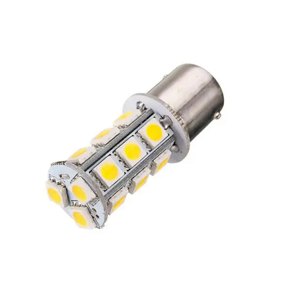 10 шт. Автомобильные светодиодные/SMD лампы мини 1156 BA15S 18SMD 5050 светодиодные