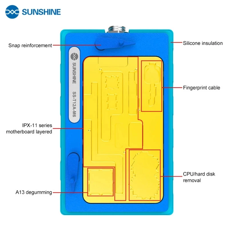 SS T12A материнская плата разделителя Отопление Паяльная станция для iPhone X 11promax