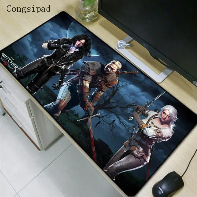 A7 Witcher3 логотип персонаж принт игра коврик для мыши ноутбук периферийная клавиатура Коврик Большой размер 40*90 коврик подарок - Цвет: A7