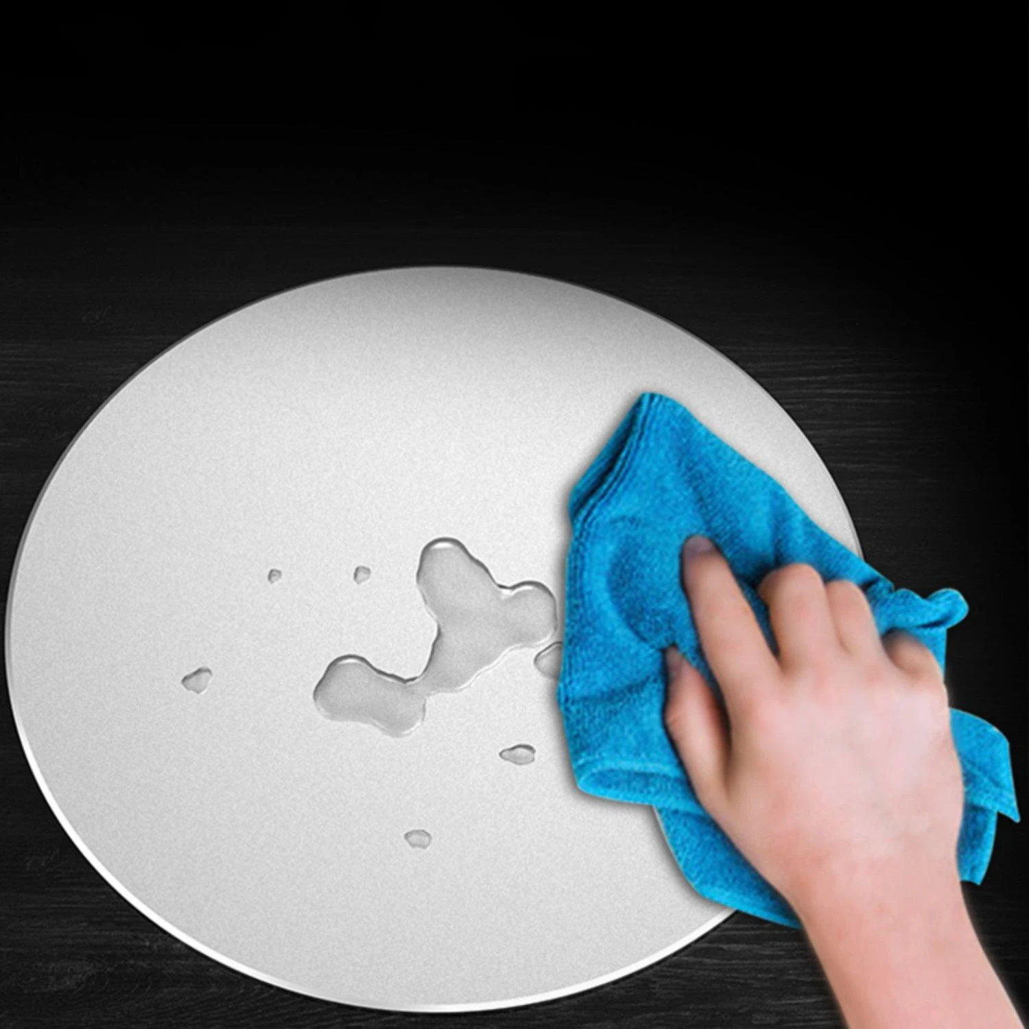 Nuovo tappetino per mouse in lega di alluminio impermeabile