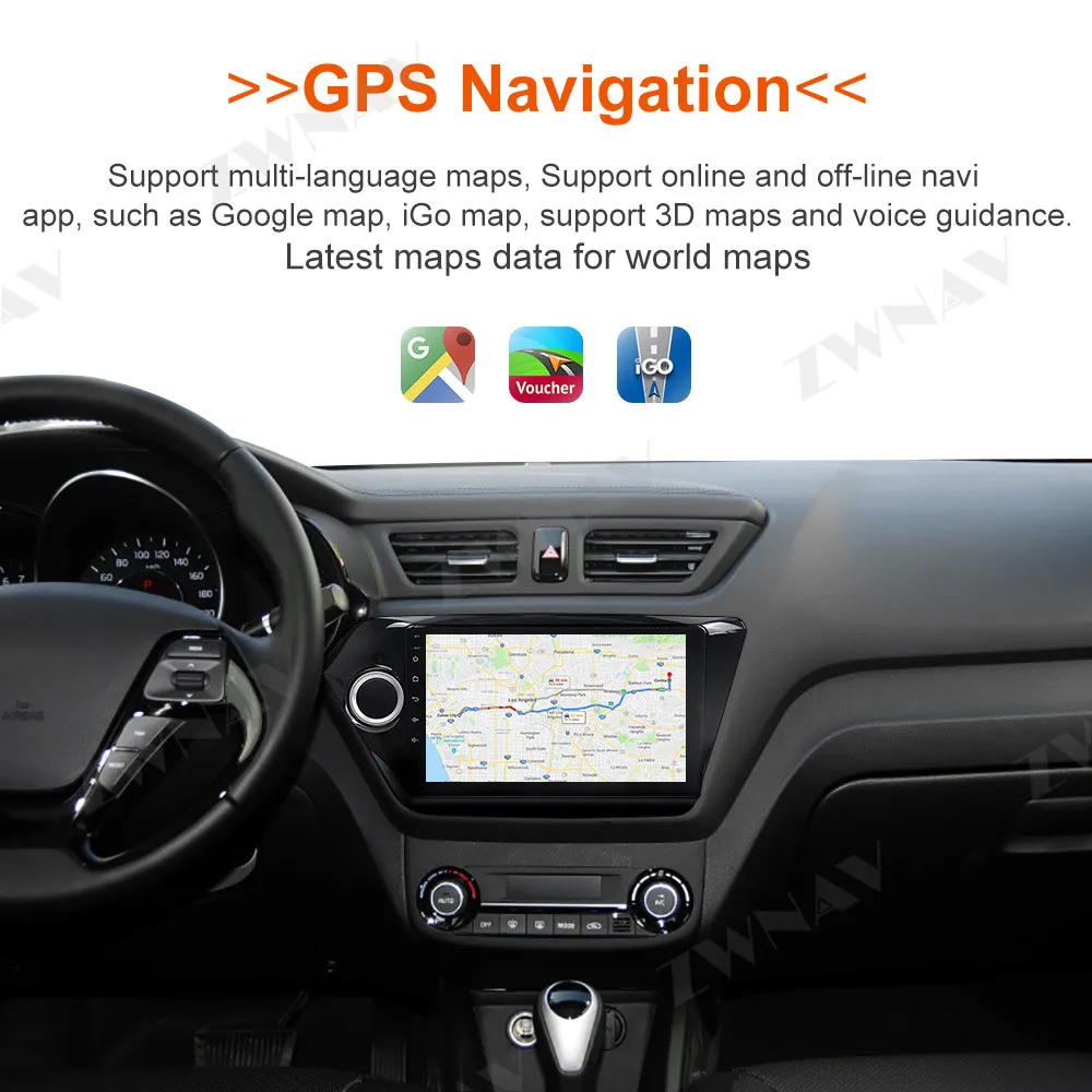 Best Android 9 built in DSP 4G For Kia Rio 3 K2 2011 2012 2013 2014 2015 2016 Car Radio Multimedia Video Player Navigation GPS 2 Din 4