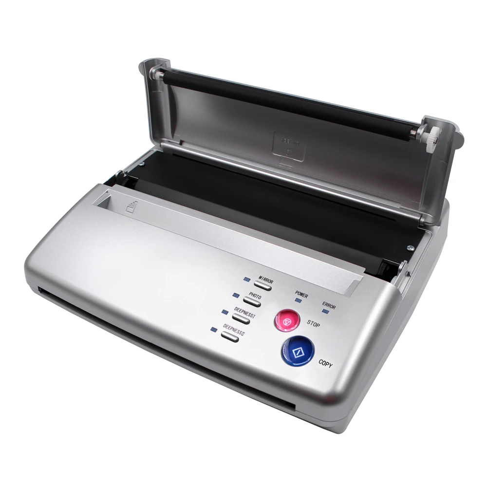 stencil machine tattoo