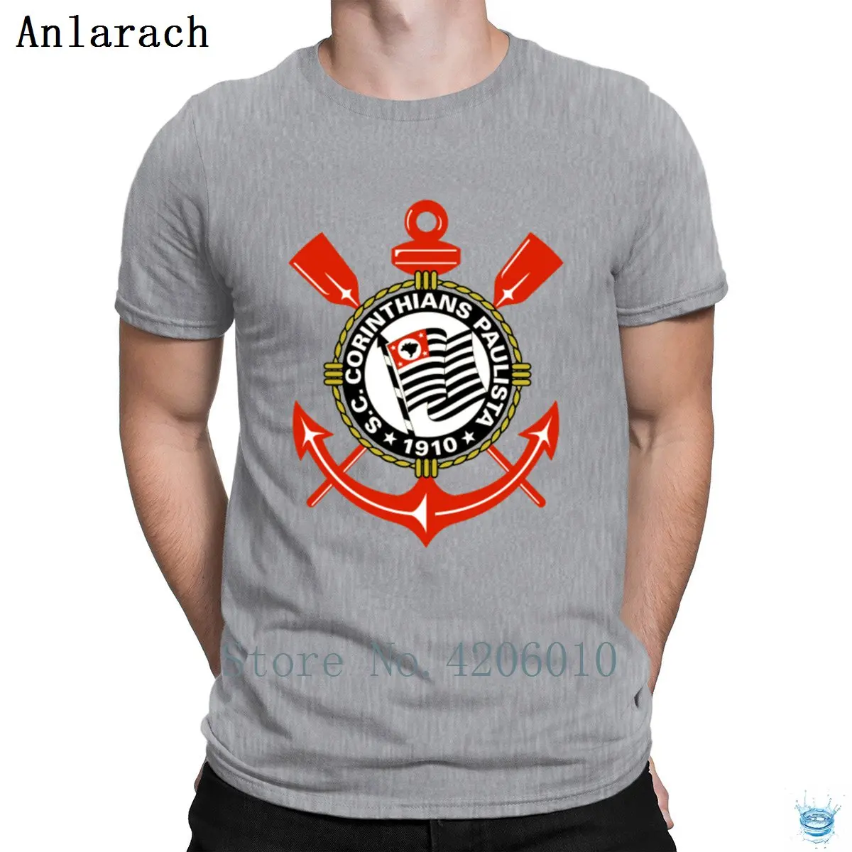 Corinthians Paulista футбольные мячи Футболка Slim Fit фитнес Летний стиль Мужская футболка наивысшего качества S-3xl дизайн формальный