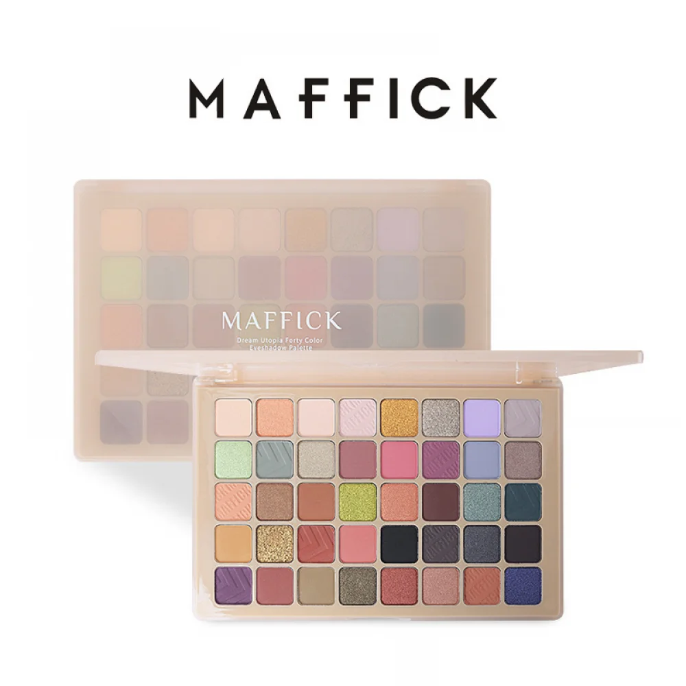 Палитра теней Maffick Dream Утопия сорок цветов блестящие перламутровые мерцающие