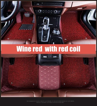 

Car Floor Mats for Acura MDX TL RLX TLX TSX ILX 2006 2007 2008-2018 Custom Foot Pads Automobile Wire Mat Carpet Covers
