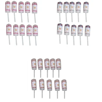 

10Pcs Heart Push- Confetti pers Wedding Baby Bride Shower Birthday Party Decoration Push Tube Cylinder Heart Shaped Confet