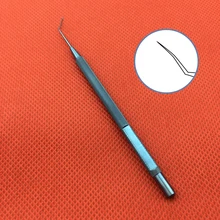 1 шт. хирургический инструмент офтальмологический крюк репозитор Размер 0,5 мм офтальмологический Глаз Хирургический Инструмент