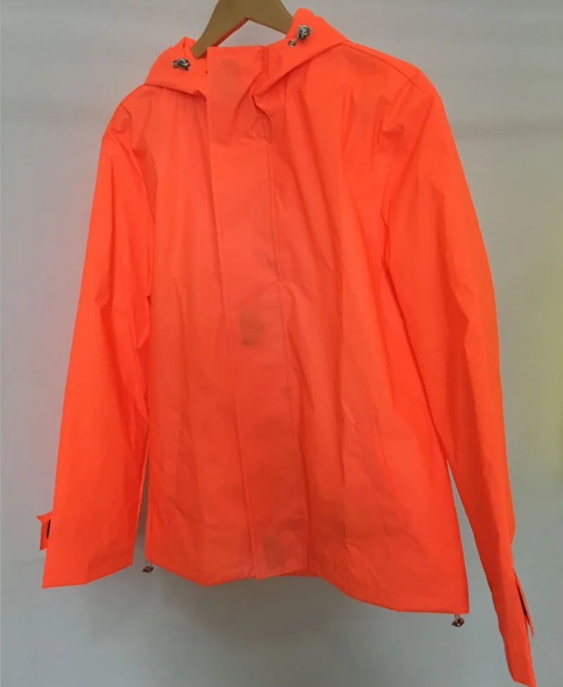Женское светящееся пальто, высокая уличная Светоотражающая куртка, свободная, с капюшоном, женская светящаяся в ночное время, в стиле хип-хоп, уличная одежда, топы размера плюс, куртки - Цвет: Оранжевый