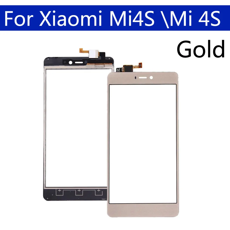 5," сенсорный экран для Xiao mi 4S \ mi 4S Сенсорная панель Сенсорный ЖК-дисплей стеклянная линза Панель дигитайзер Запасные части