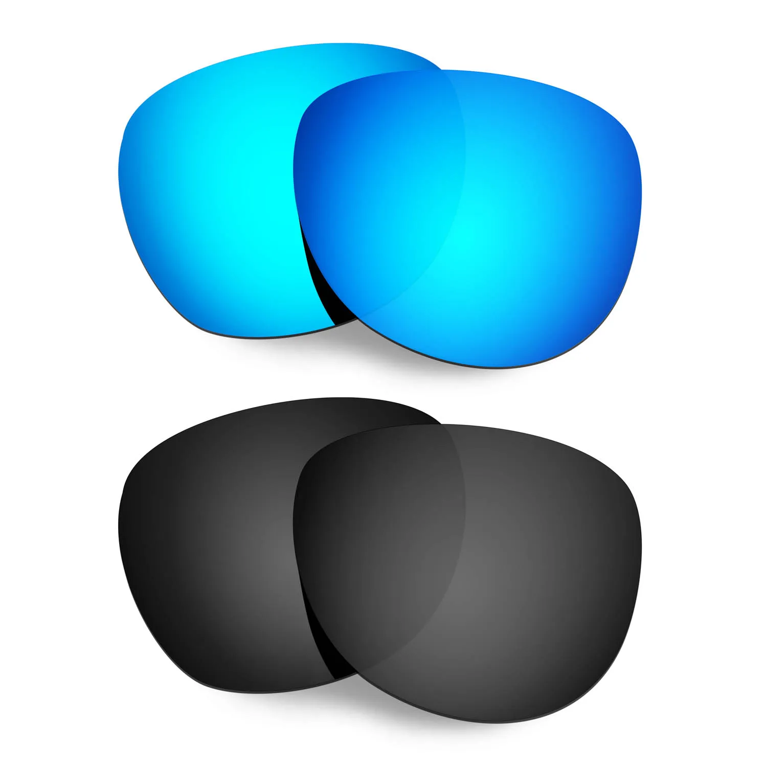 

HKUCO Polarized Replacement Lenses For Stringer Sunglasses Blue/Black 2 Pairs