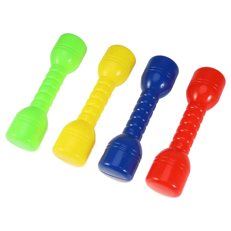 

2Pcs Plastic Children Dumbell Home Gym Workout Exercise Training Tool Kids Outdoor Indoor Sports Training Workout Exercise Toys