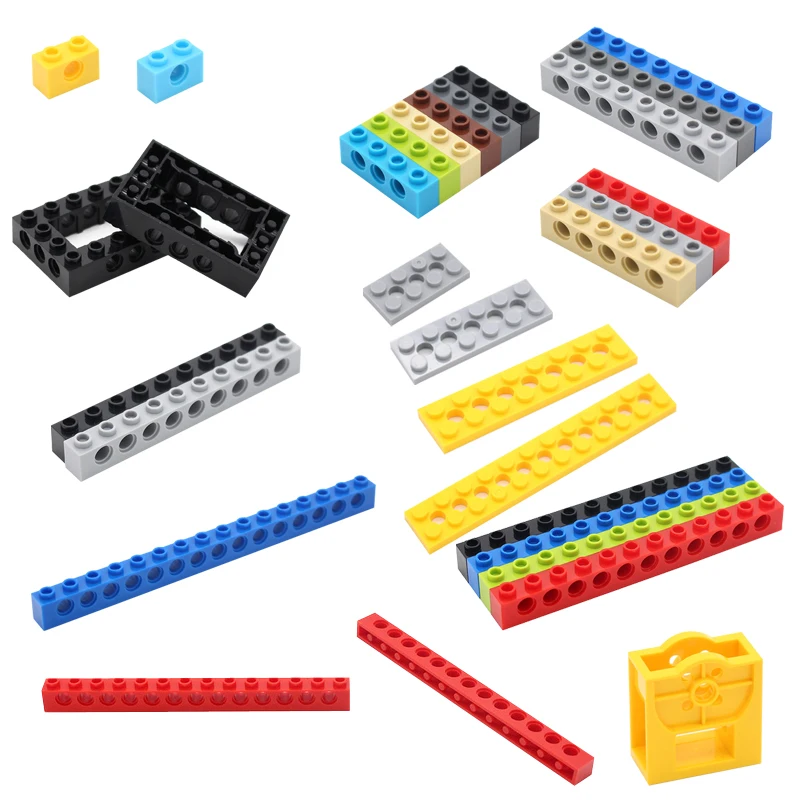

Technic Parts Bricks Pin Liftarm Studless Beam Axle Connector Panel Car Toy Mindstorm compatible LegoINGlys Building Blocks Bulk