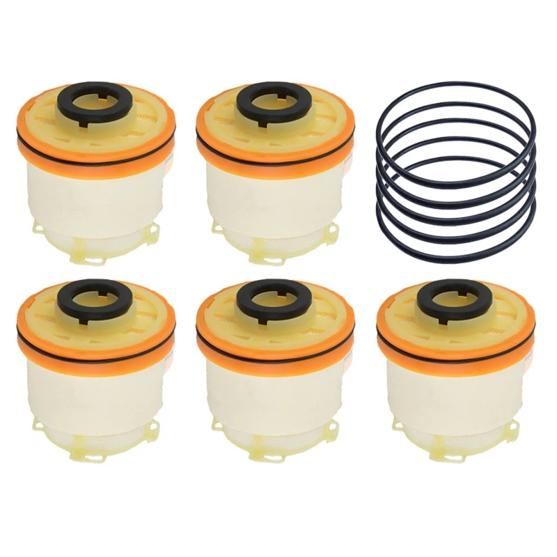 Fuel Filter Diesel elements Kit for Toyota Hilux 2012-2015 Kun16 Kun26 Hiace 2017 Fortuner 12-15 23390-0L050 5Pcs | Автомобили и