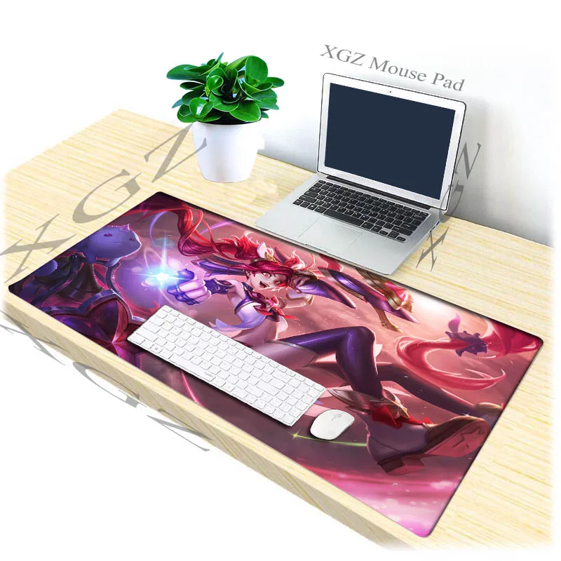 XGZ Anime Long Hair Sexy Girl with Pet Custom Large Game Computer Desk Mat Black Lock-edge Mouse Pad Rubber Non-slip for XXL XGZ Anime Long Hair Sexy Girl with Pet Custom Large Game Computer Desk Mat Black Lock-edge Mouse Pad Rubber Non-slip for XXL