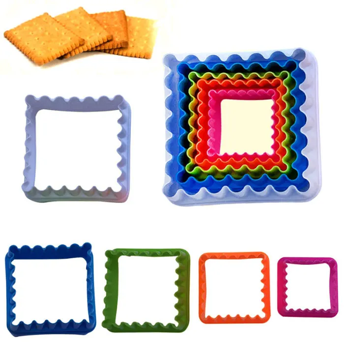 New Plastic Cookie Molds Biscuit Moulds Vegetable Cutters Galletas DIY Kitchen Cooking Tools Set Mold Decorating Tools-30
