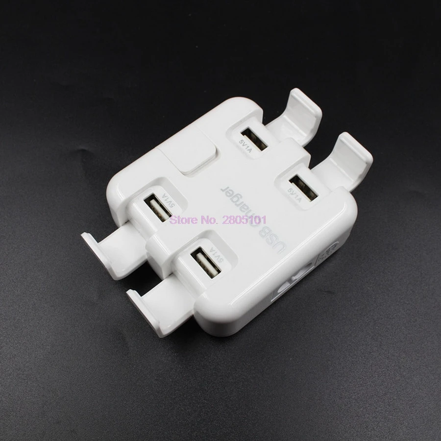 또는 50pcs 5V 5A 5 포트 USB 데스크탑 충전 스테이션 벽 충전기 고속 충전기 아이폰 4 5 6 6s 7 7S 7 plus