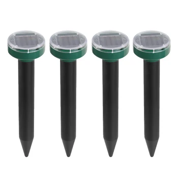 

Solar Mole Repellent, Gopher Repellent, Snake Repellent, Groundhog Repellent Vole Repellent for Outdoors Solar Powered Safe Rode