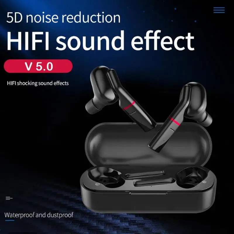 VV1 TWS беспроводной Bluetooth 5,0 наушники сенсорные наушники ухо крюк