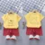 2шт Baby Boys Girls Summer Clothing Set Детская Одежда Костюм Детский С Коротким Рукавом + Шорты Малыш Домашняя Одежда Костюм Детские Наряды