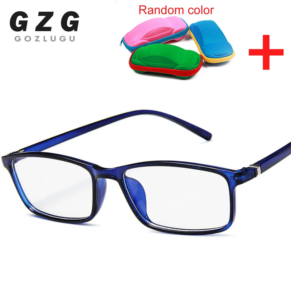 Анти-синий светильник, очки, оправа для женщин, защита глаз, анти-радиационные очки, мужские, анти-голубые лучи, без градусов, плоские очки - Цвет оправы: dark blue
