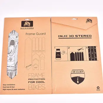 

3D Mountain Bike Frame Protection Stickers Road Car Thick Film Stickers Wear-Resistant Anti-Skid Waterproof Protector