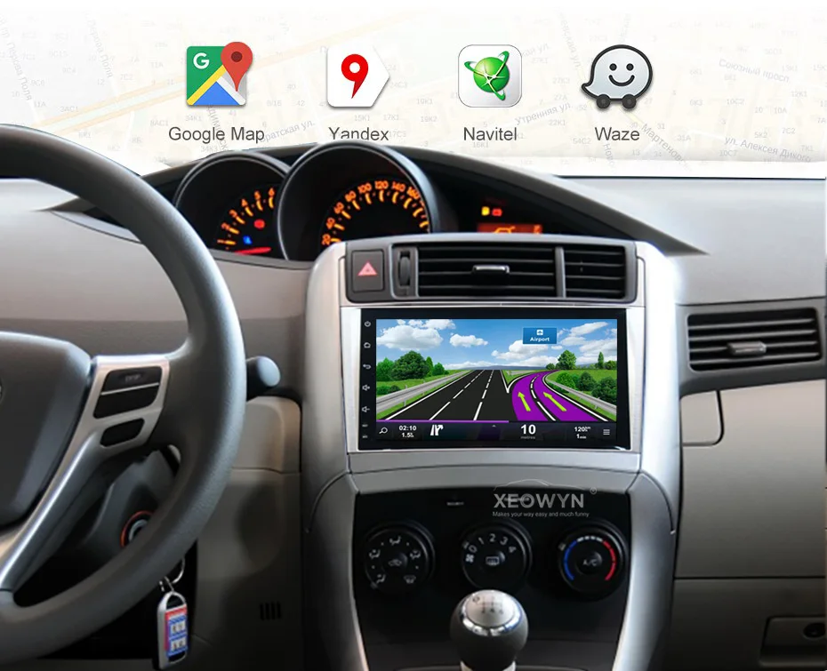 Best Android 8.0 ROM32GB Car Radio GPS Navigation Central Multimedia for Toyota Verso EZ 2007-2016 Phonebook Bluetooth Handsfree 6