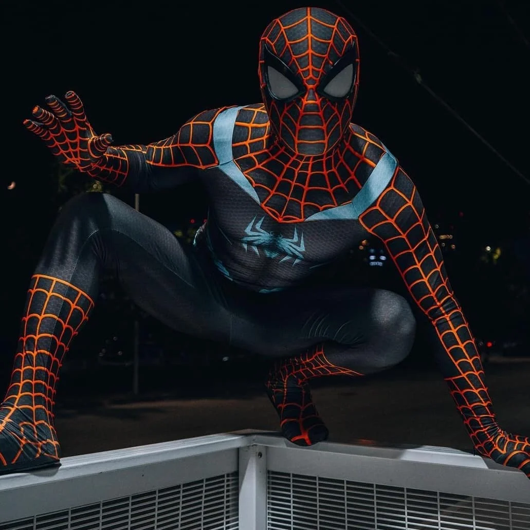 Ps4 Secret War Suit Spiderman Costume Cosplay Zentai Tuta Spandex Tuta Halloween Costume Ps4 Gioco Secret War Adult Kids