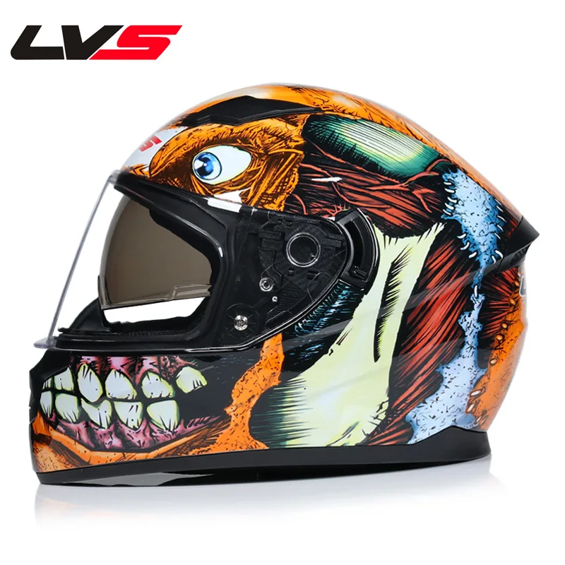 Мультфильм мотокросса мотоциклетный шлем мото гонки внедорожный мотоциклетный шлем Casco мото мотоциклетные шлемы Винтаж Casco мотокросс - Цвет: 5