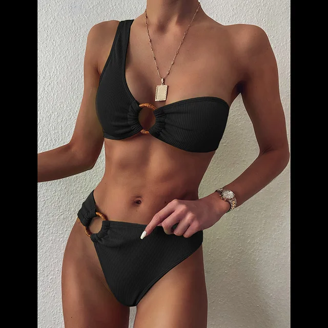Ingaga Off Shoulder High Waisted Bikini 11