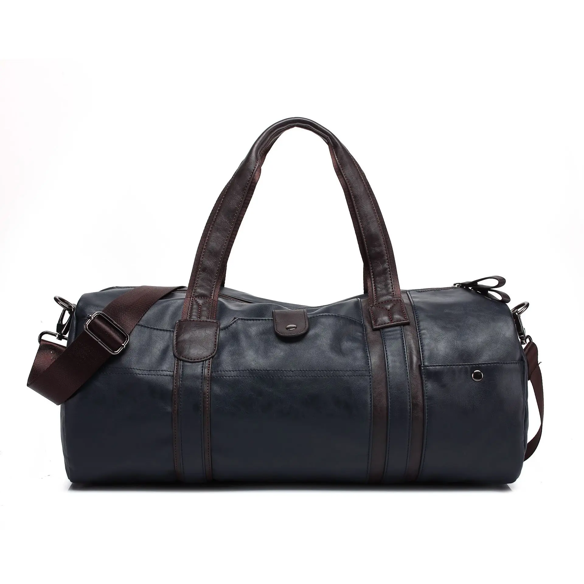 Новая дорожная сумка, Ретро Мужская сумка на одно плечо, сумка, дорожная сумка - Цвет: Синий