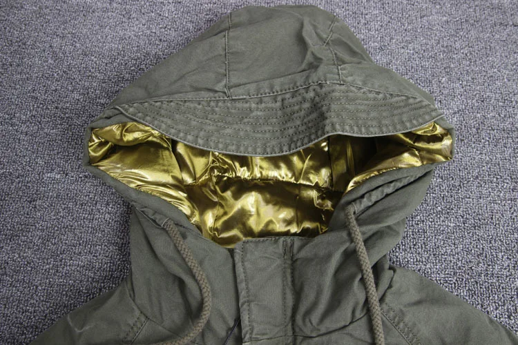 Dpp05 Autumn& Winter Men Workwear-Style Hooded Cotton Coat Jacket Loose-Fit Cotton-padded Clothes