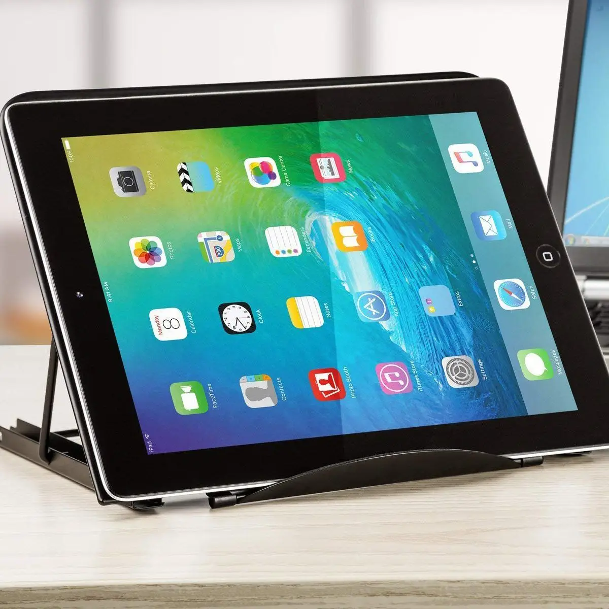 Portable Laptop Mesh Bracket Folding Adjustable Stand Cooling Heat Reduction Office Tablet Pad