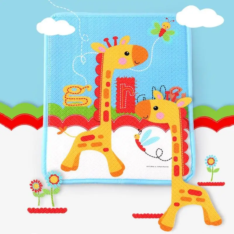 Детский игровой коврик детский коврик милый мультяшный животный узор ковер красочный игровой коврик ползающий коврик для игр для детей