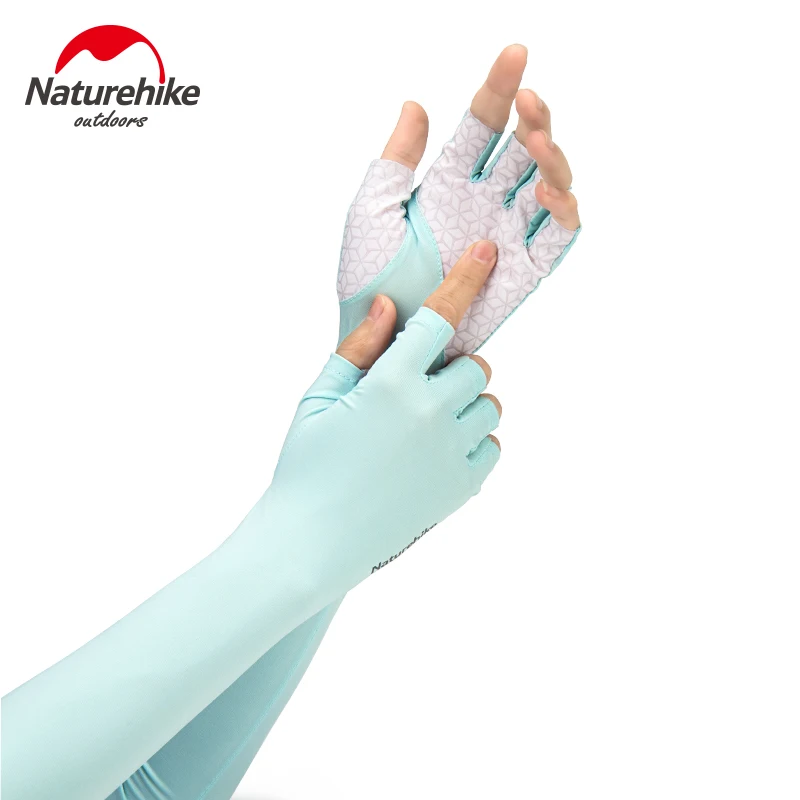 Fashion Outdoor Functional Cool Arm Sleeves Sun Protection UV Cover Half-Finger