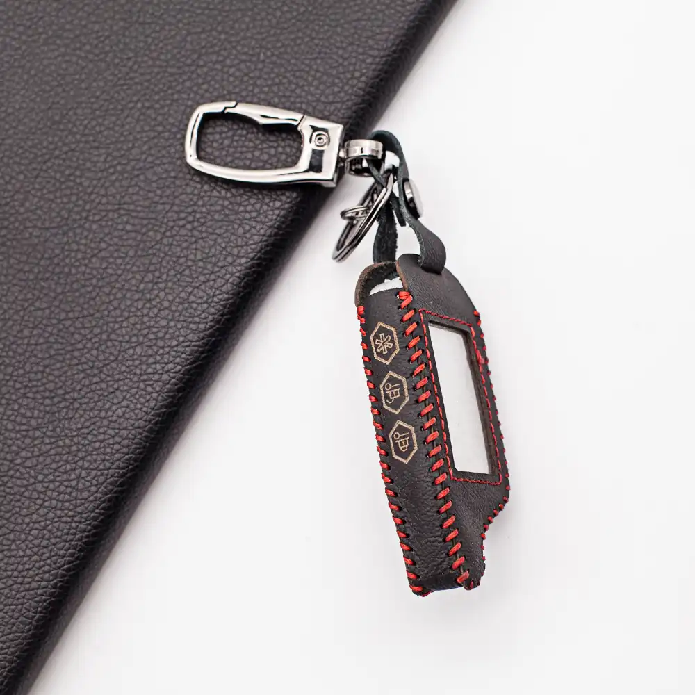 1 液晶リモコンキーホルダースタイリッシュなレザーカバー 2 ウェイ車の警報starline 1 キーケースカバーホルダー 車用キーケース Aliexpress