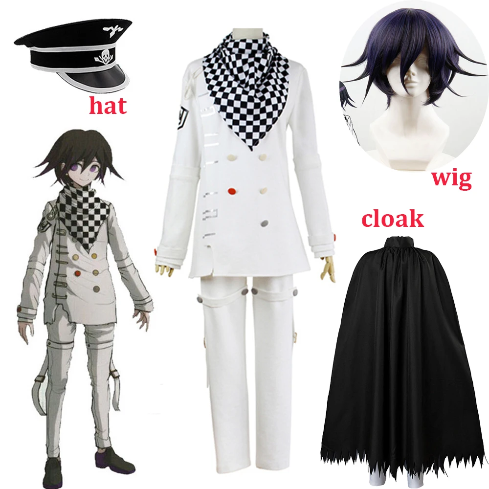 2020 Danganronpa V3 ума kokichi косплэй костюм японского аниме игры Школьная униформа одежды