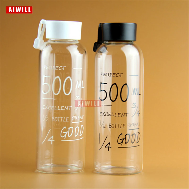 glass water bottle 2