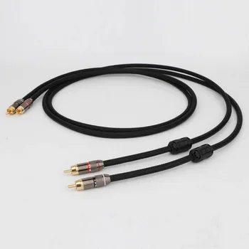 

Preffair Pair X4013 RCA Cable Top Grade Hifi Canare 5N OFC Audio RCA Cable High End HIFI RCA Audio Cables