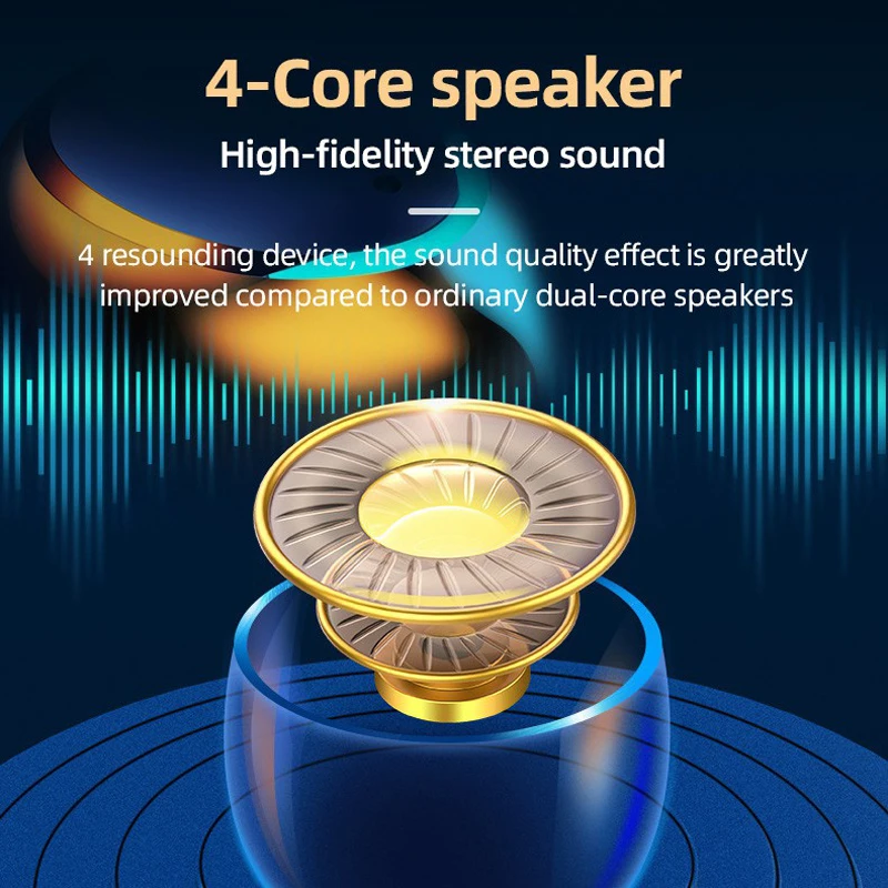 TWS Bluetooth Earphones 5 1 Waterproof Wireless Headphones Battery Display Gaming Earbuds Mic Headset For Iphone Xiaomi Huawei