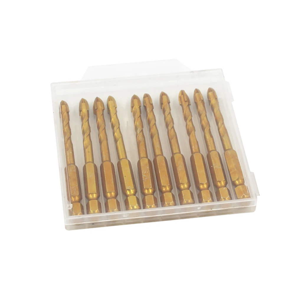 Набор сверл из стекла с наконечником 6-12 мм Спиральные Насадки для дрели