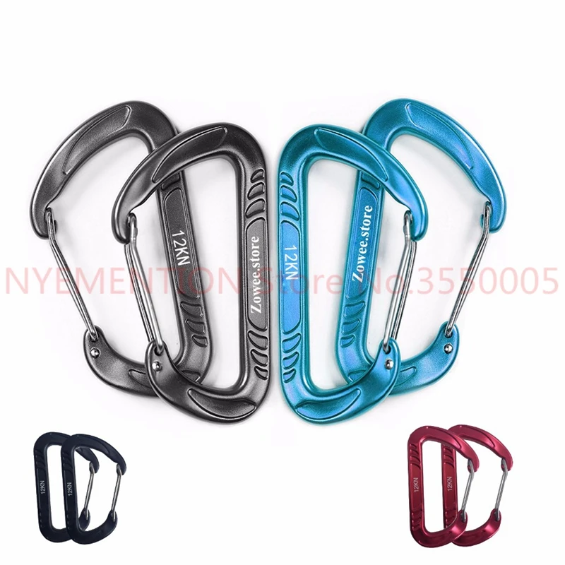 

Hammock Carabiner Survial Key Chain Carabine Hook Clip Camping Equipment Paracord Buckles for Outdoor Camping 100pcs