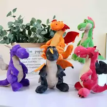 1PC30cm мультфильм милый Высококачественный красочный динозавр плюшевая игрушка детский подарок Детские кухонные принадлежности кукла заполнена мягкий дракон игрушка kawaii Christm