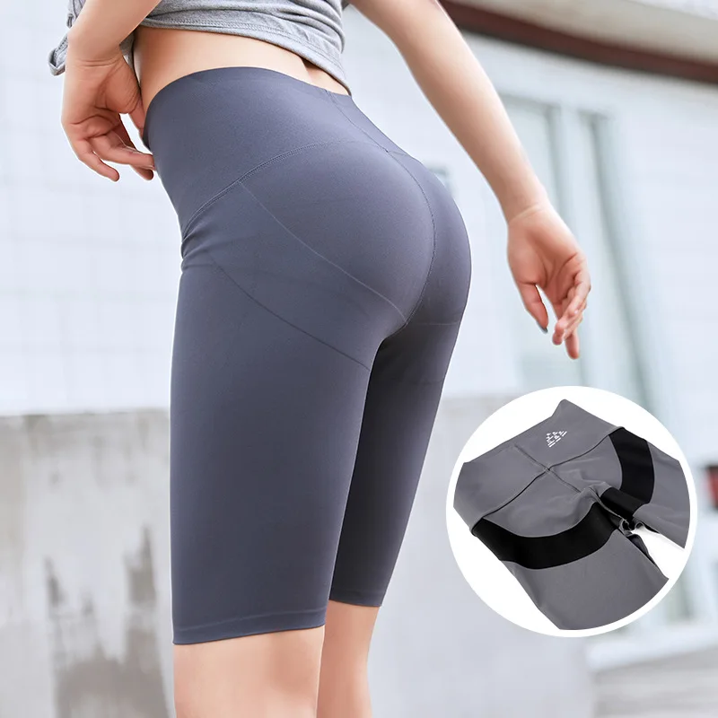 

seamless workout Yoga Pants high waist Scrunch Butt Sport Gym Leggings running fitness Tights knee length gym pants women