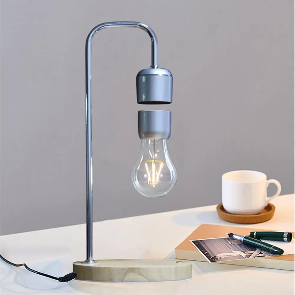 

TPFOCUS Retro Style LED Desk Lamp Magnetic Levitating Light Bulb Table Lamp Eye Protection Rechargeable USB Led Night Lights