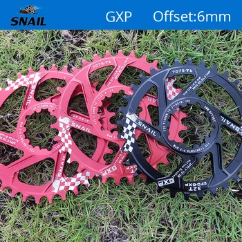 

SNAIL GXP Narrow Wide Chainring 6mm Offset 30T/32T/34T MTB Bike Road Bicycle Chainwheel Fit Sram GXP XX1 X9 XO X01 Crankset