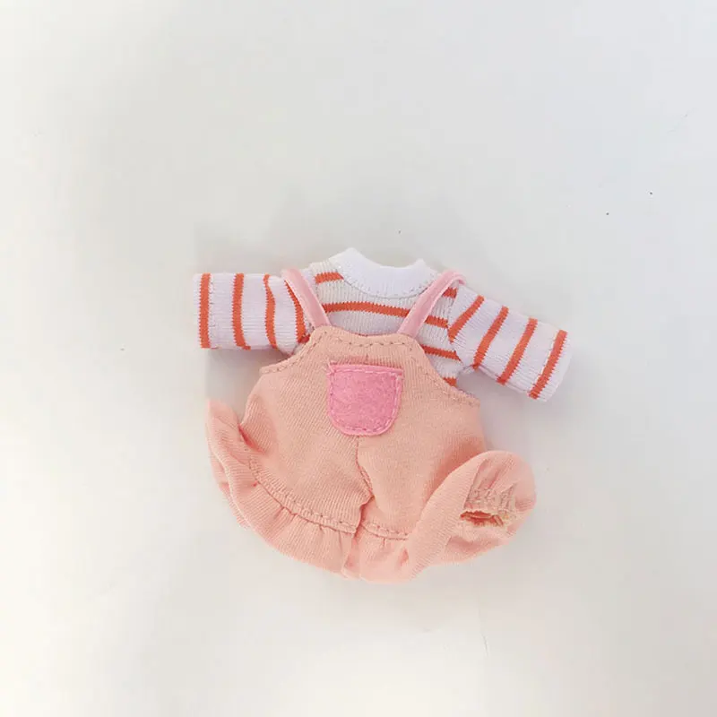 Ob11 одежда для малышей Детская одежда с красной шапкой от Molly 1/12 bjd Одежда для куклы футболка и юбка костюм куклы аксессуары